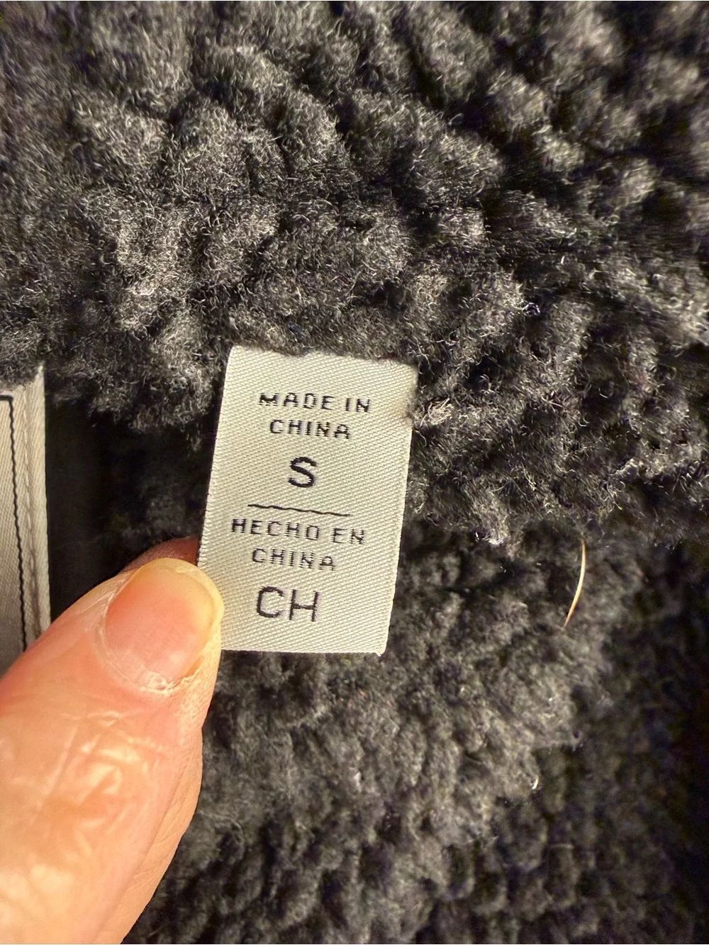 Levi's‎ Men's Black Softshell Sherpa Lined Hooded Jacket Small